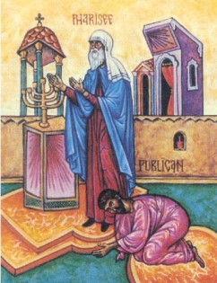 The Parable of the Pharisee  and Tax Collector.  From www.Internetmonk.com